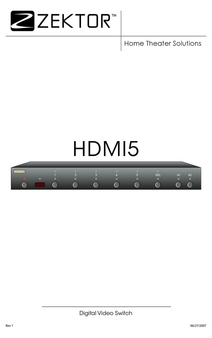 Zektor HDMI5 user guide