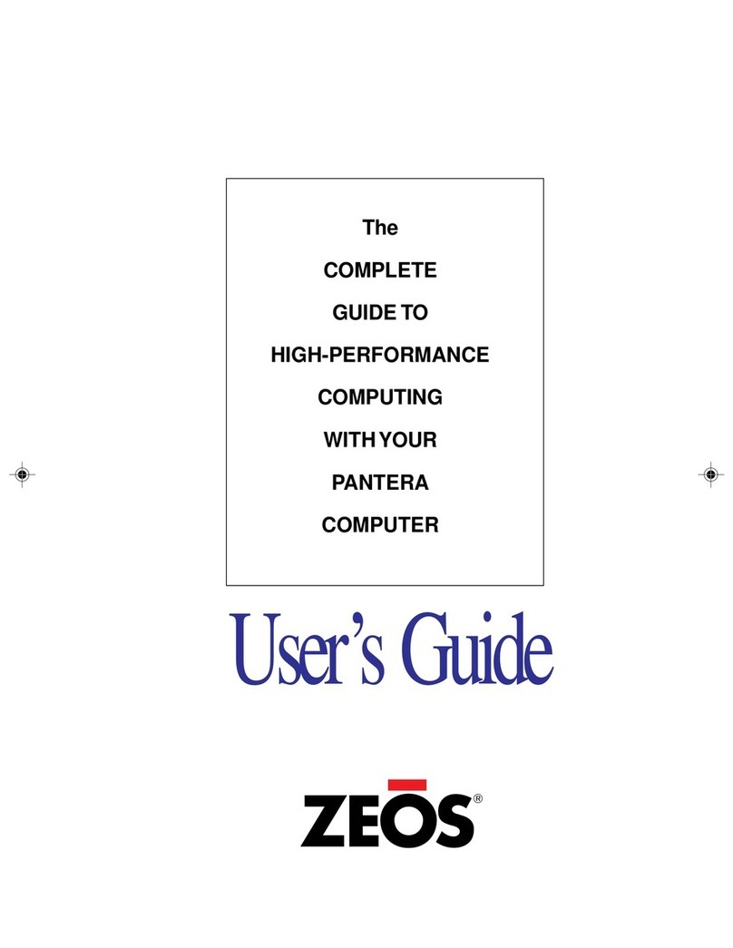 ZEOS PANTERA User manual