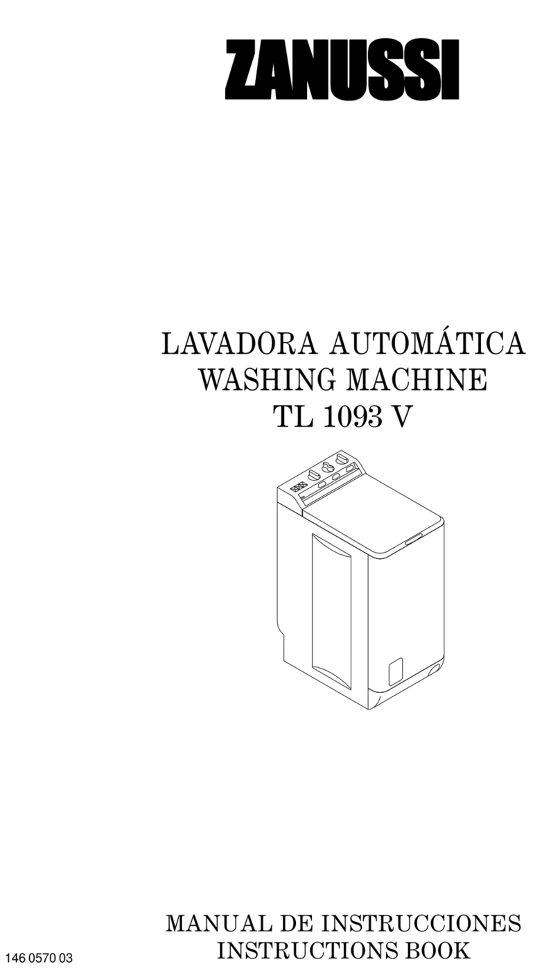 Zanussi TL1093V User manual Zanussi TL1093V User manual