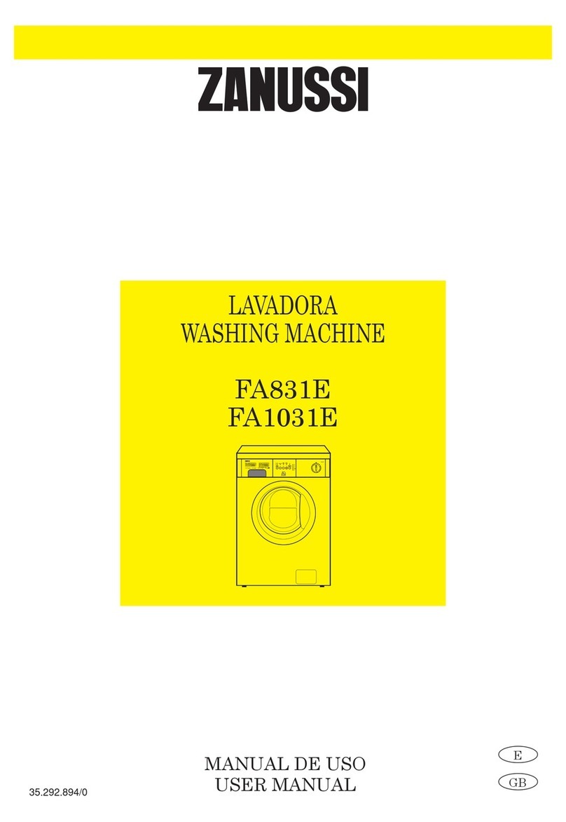 Zanussi FA831E user manual