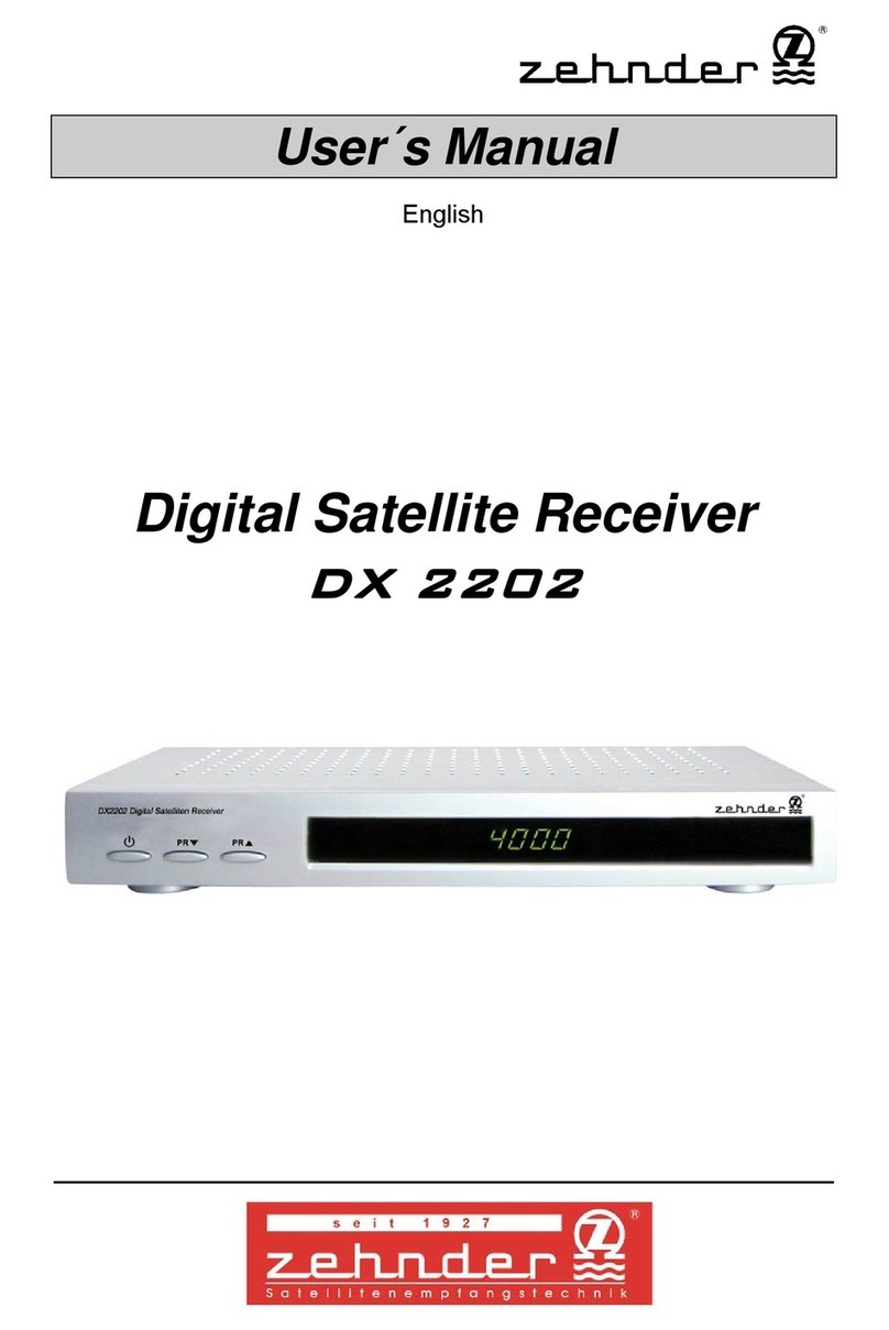 Zehnder Rittling DX 2202 User manual