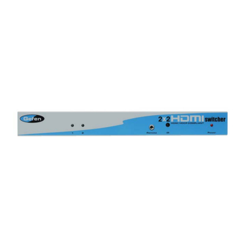 Gefen 2x2 HDMI Switcher user manual