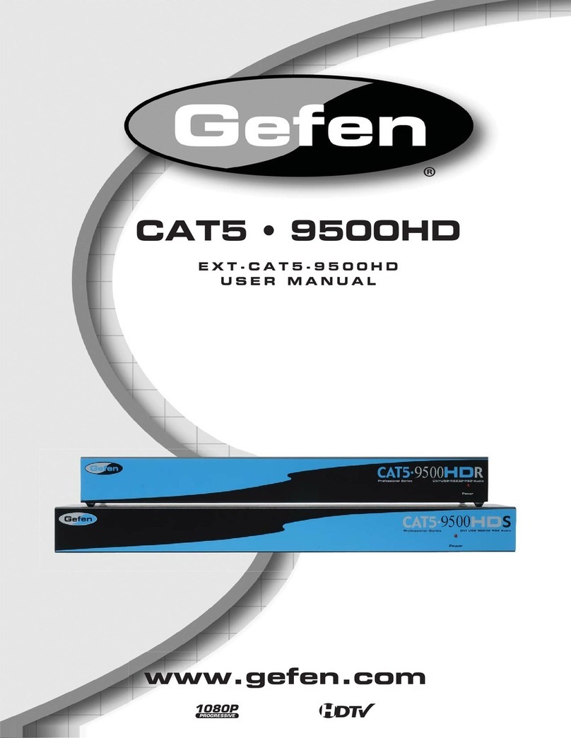 Gefen EXT-CAT5-9500HD User manual