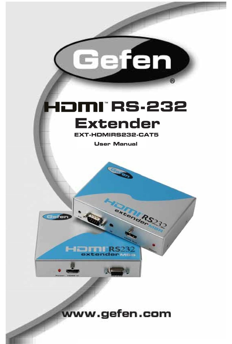 Gefen EXT-HDMIRS232-CAT5 User manual