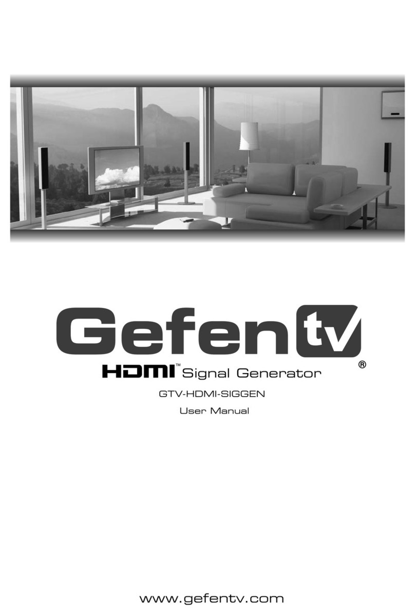 Gefen GTV-HDMI-SIGGEN user manual