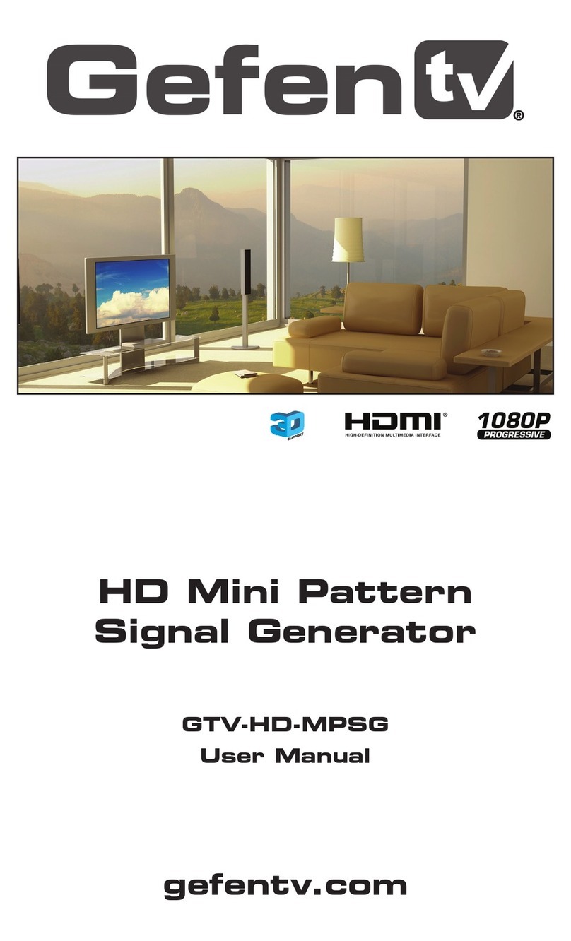 Gefen GTV-HD-MPSG user manual