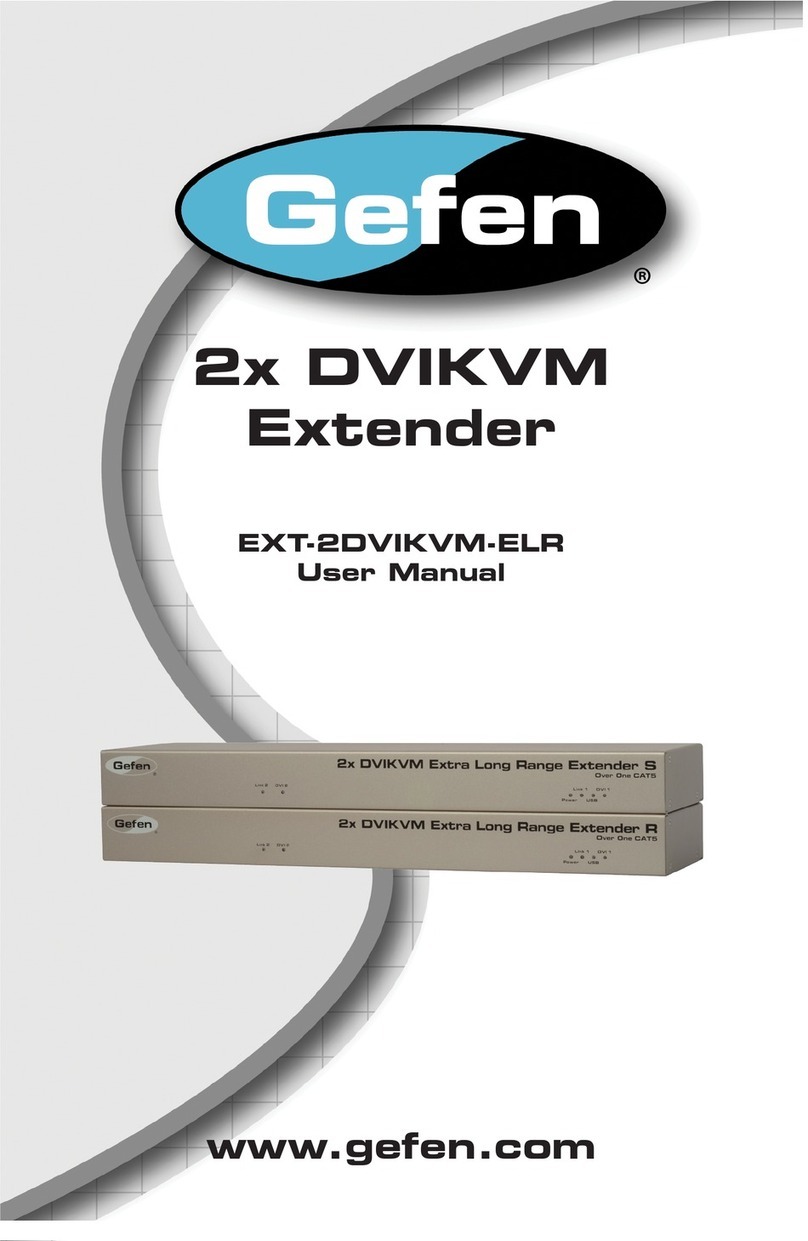 Gefen EXT-2DVIKVM-ELR User manual