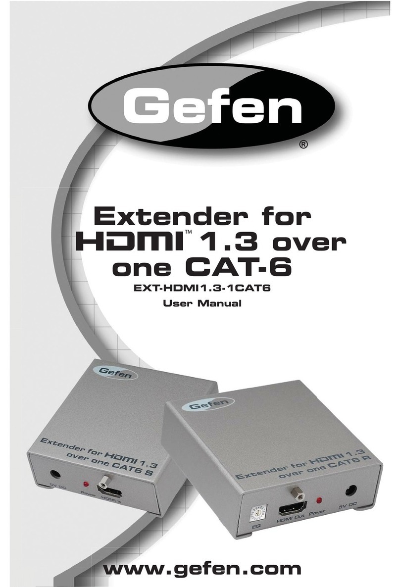 Gefen EXT-HDMI 1.3-1CAT6 User manual