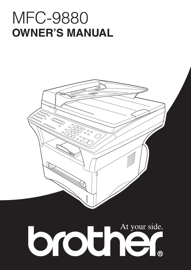 Brother MFC-9880 User manual Brother MFC-9880 User manual