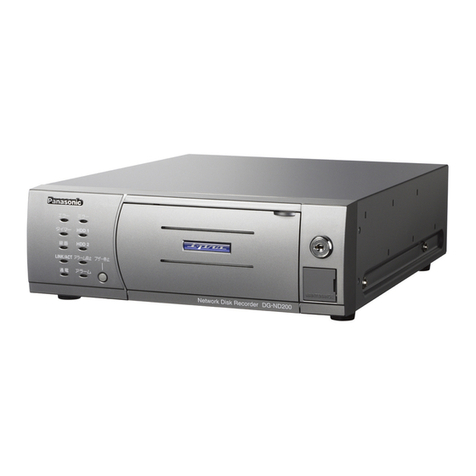 Panasonic WJND200 - NETWORK DISK RECORDER User manual