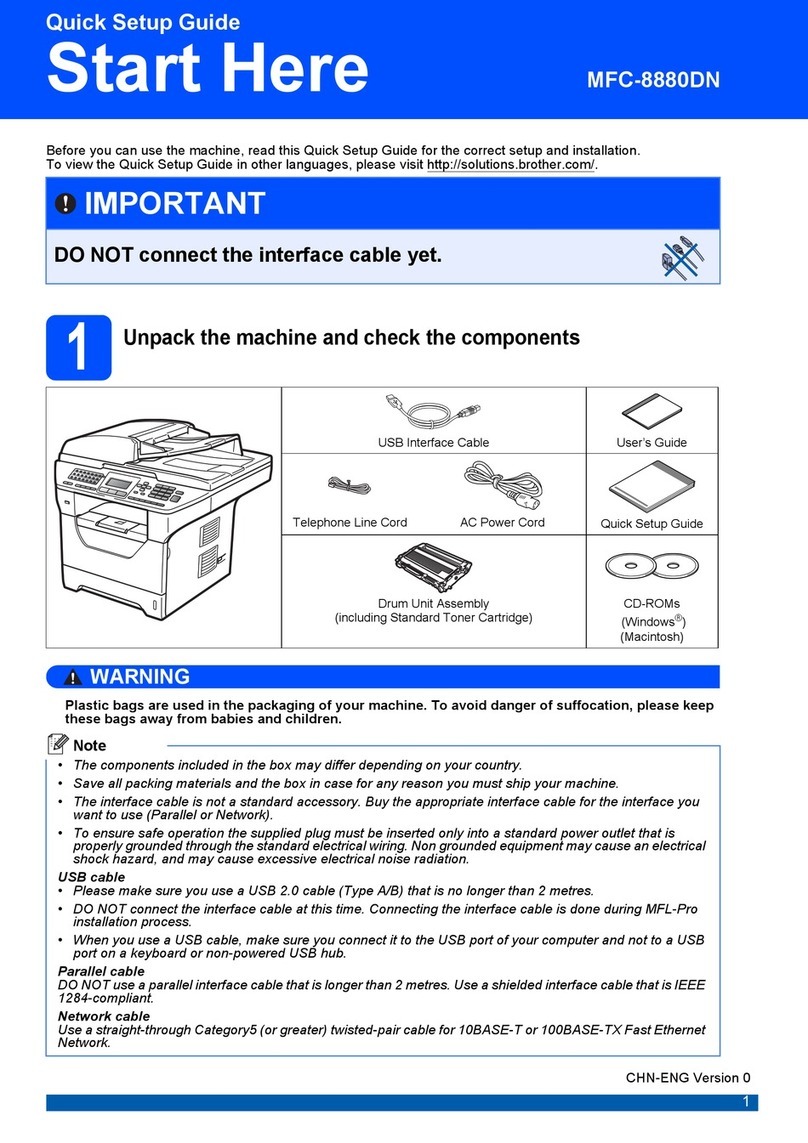 Brother MFC-8880DN User manual