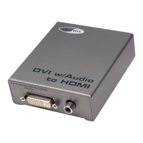 Gefen EXT-DVIAUD-2-HDMI User manual
