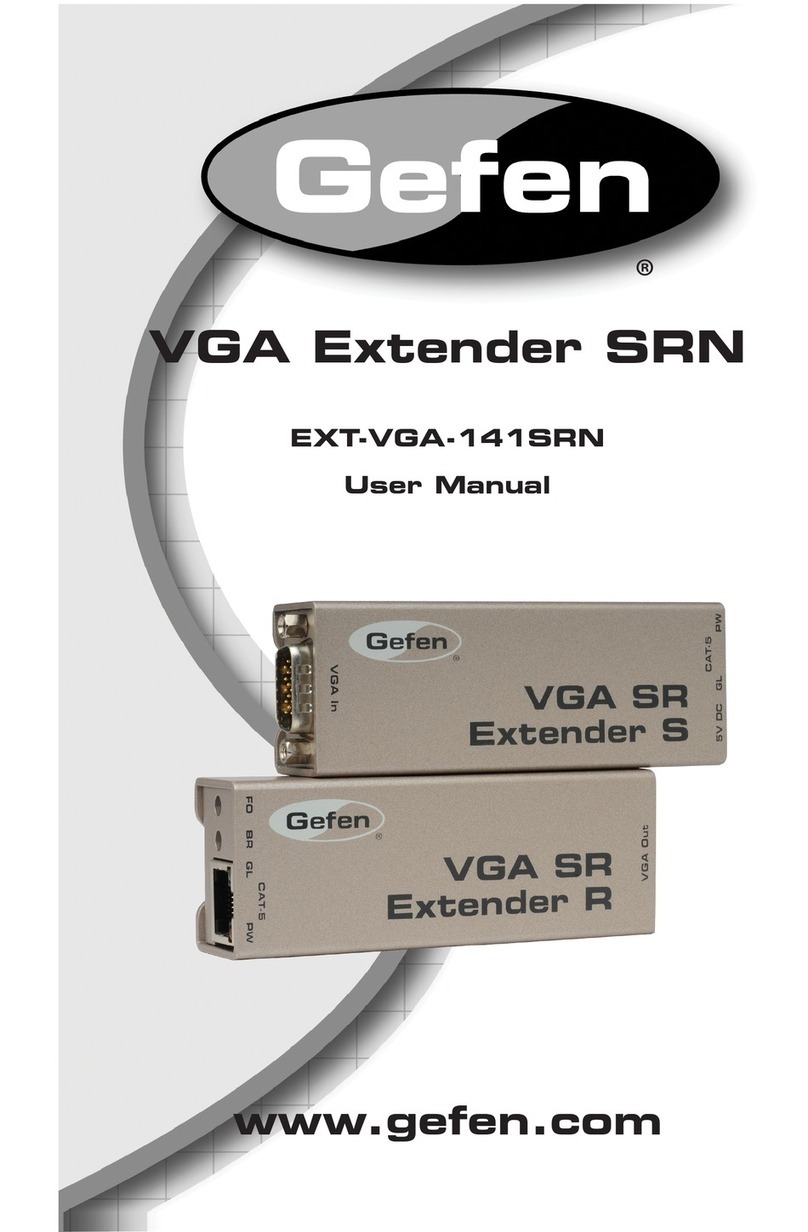 Gefen EXT-VGA-141SRN user manual