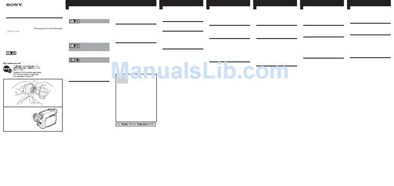 Sony VCL-HG2025 operating instructions