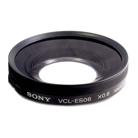 Sony VCL-ES06 User manual Sony VCL-ES06 User manual