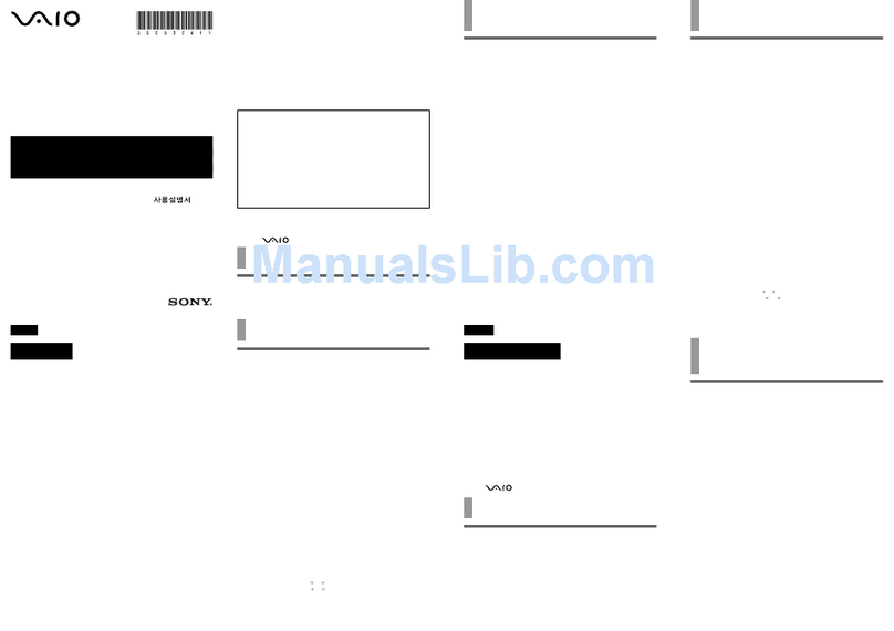 Sony VG-PPRA1 User manual
