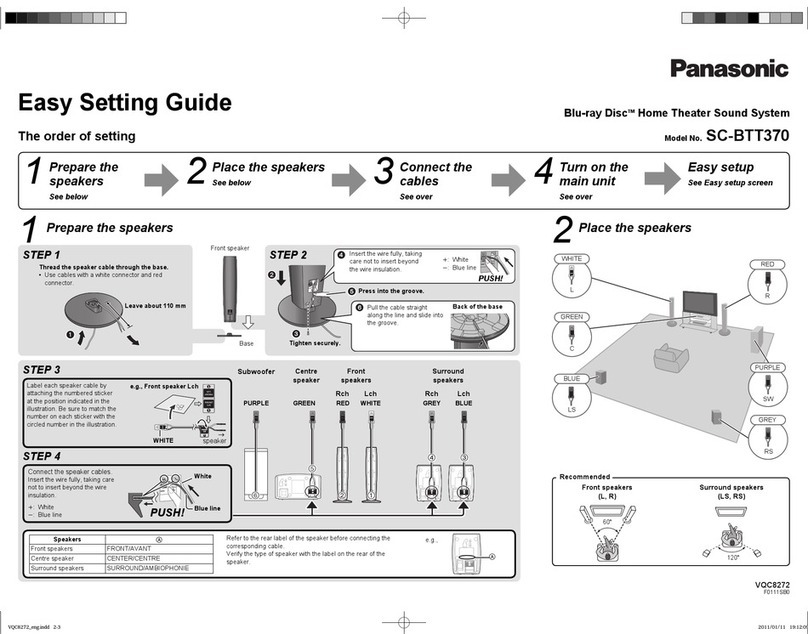 Panasonic SC-BTT370 User instructions