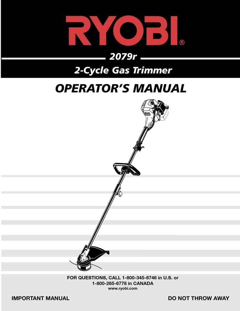 Ryobi 2079r Operator's manual