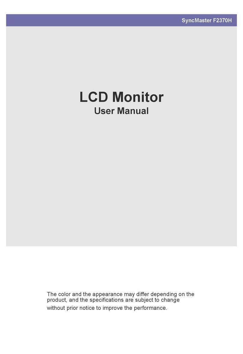 Samsung SyncMaster F2370H User manual Samsung SyncMaster F2370H User manual