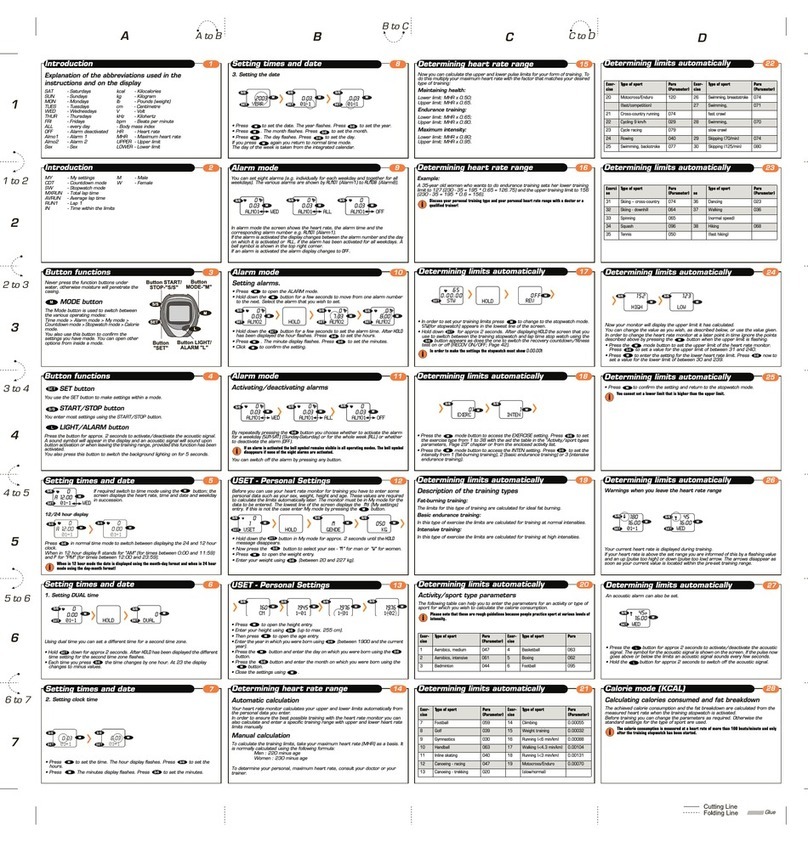 Medion HEART RATE MONITOR manual Medion HEART RATE MONITOR manual 