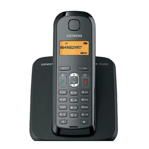 Siemens Gigaset AS280 User manual