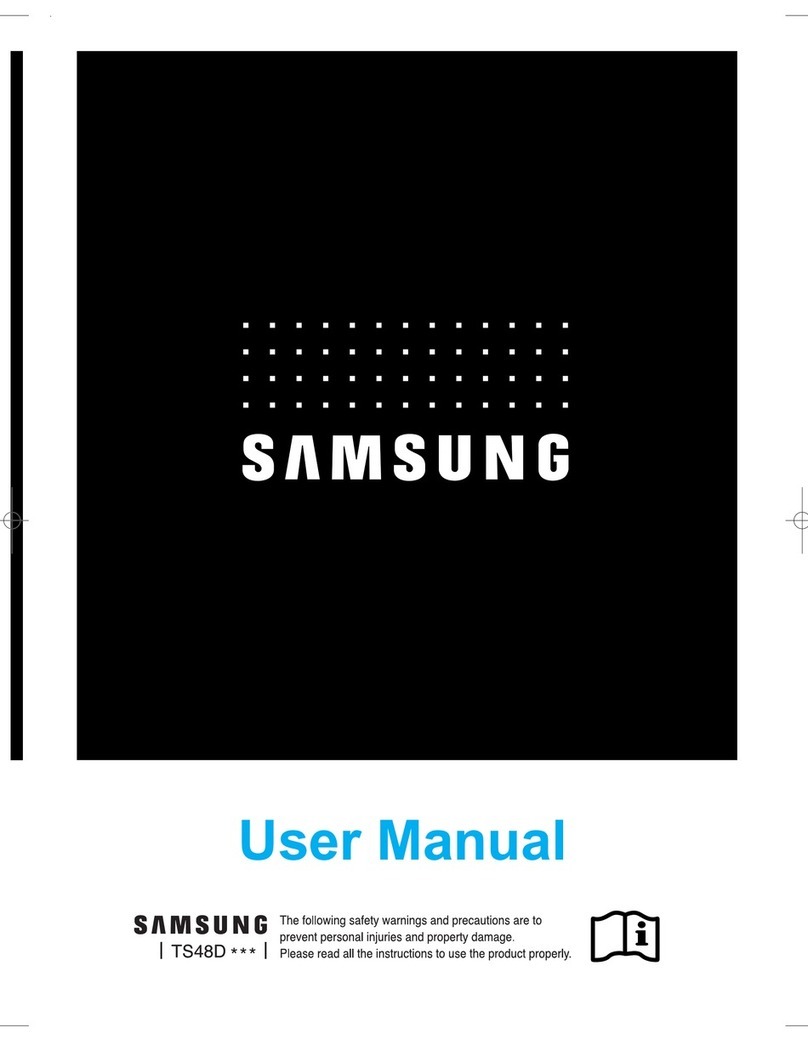 Samsung TS48D Series user manual