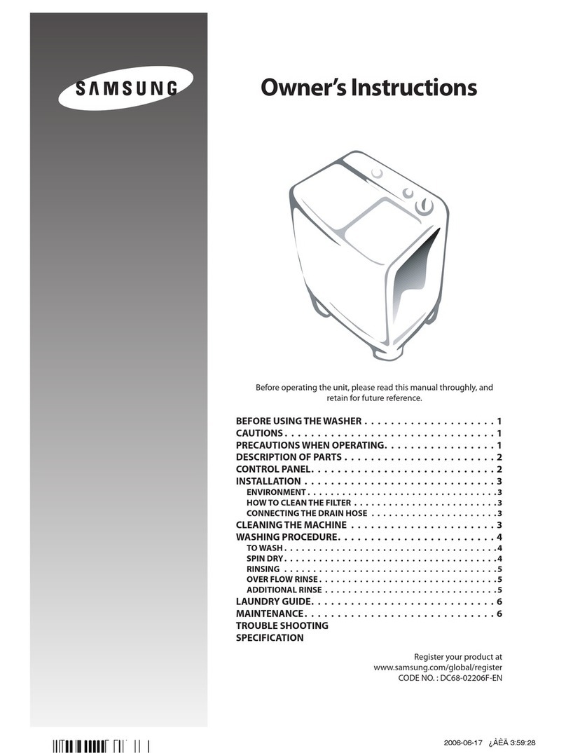 Samsung WT80J7 User manual