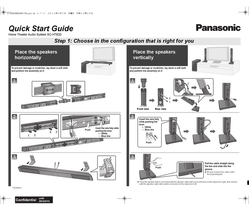 Panasonic SC-HTB20 User manual