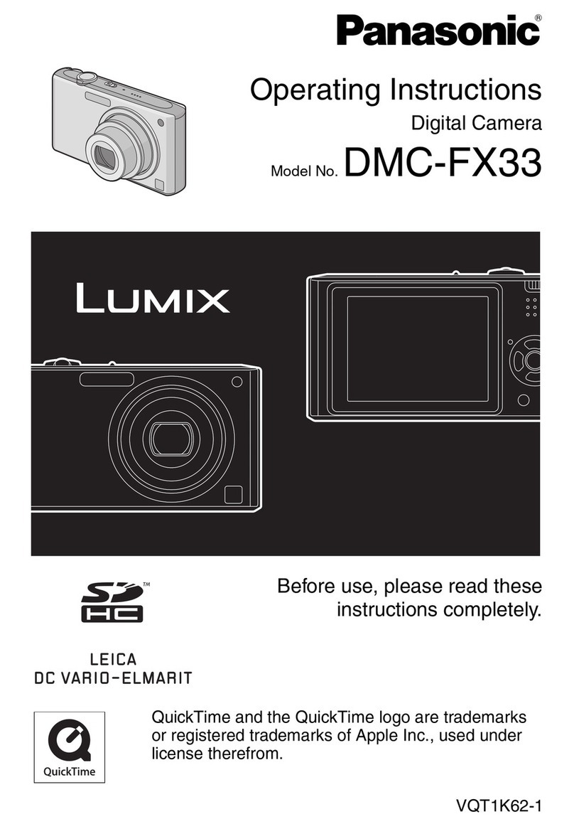 Panasonic LUMIX DMC-FX33 User manual