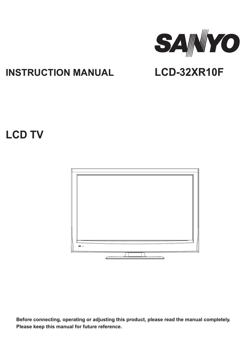 Sanyo LCD-32XR10F User manual Sanyo LCD-32XR10F User manual