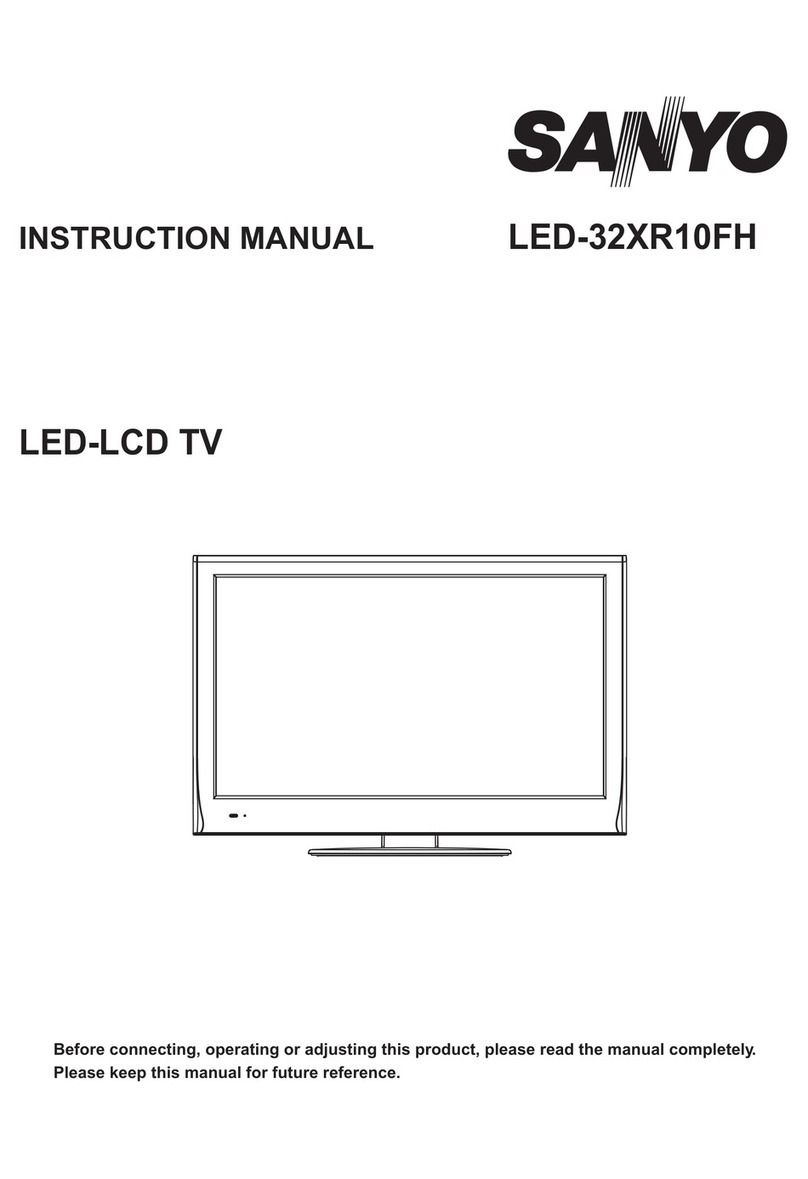 Sanyo LED-32XR10FH User manual Sanyo LED-32XR10FH User manual