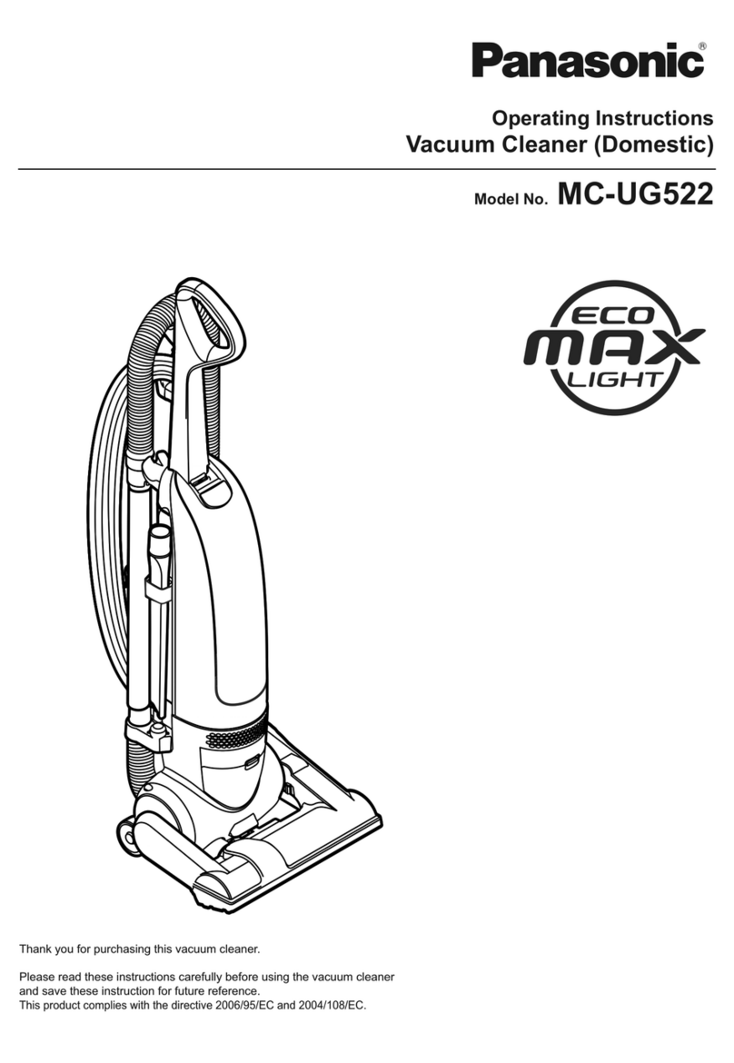 Panasonic MC-UG522 User manual
