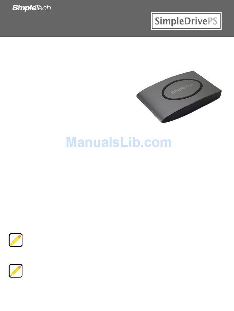 SimpleTech SimleDrivePS quick start