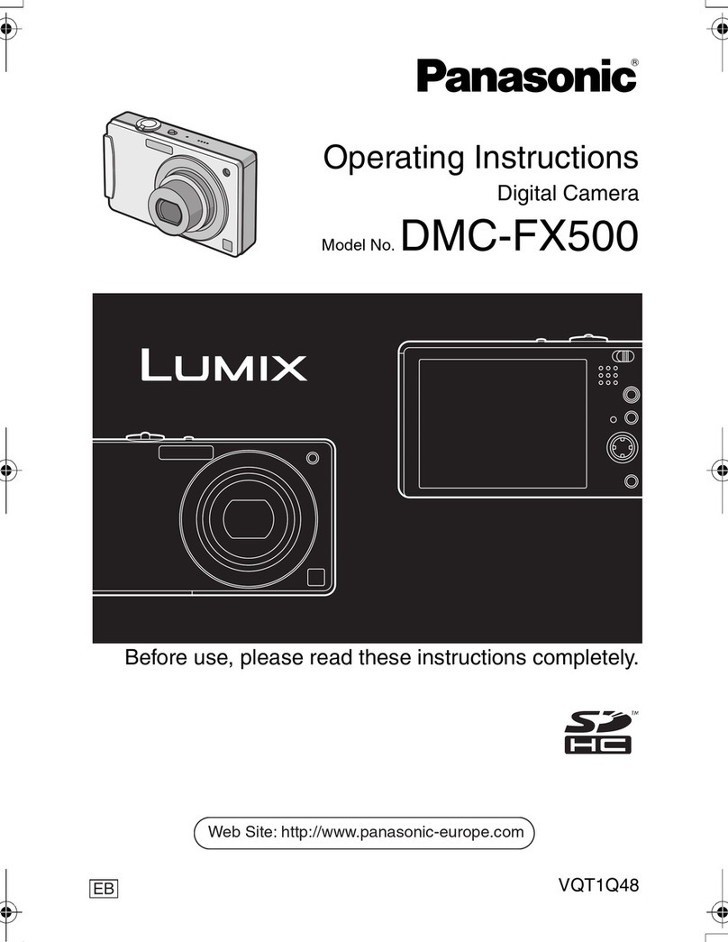 Panasonic LUMIX DMC-FX500 operating instructions