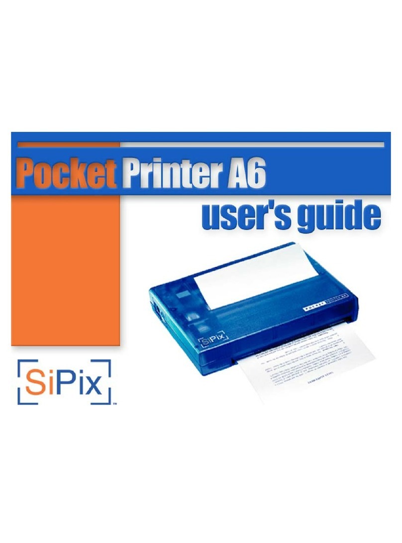 SiPix POCKET PRINTER A6 User manual