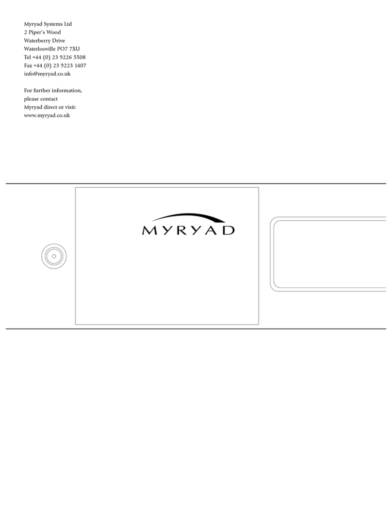 Myryad MCD200 owner's manual