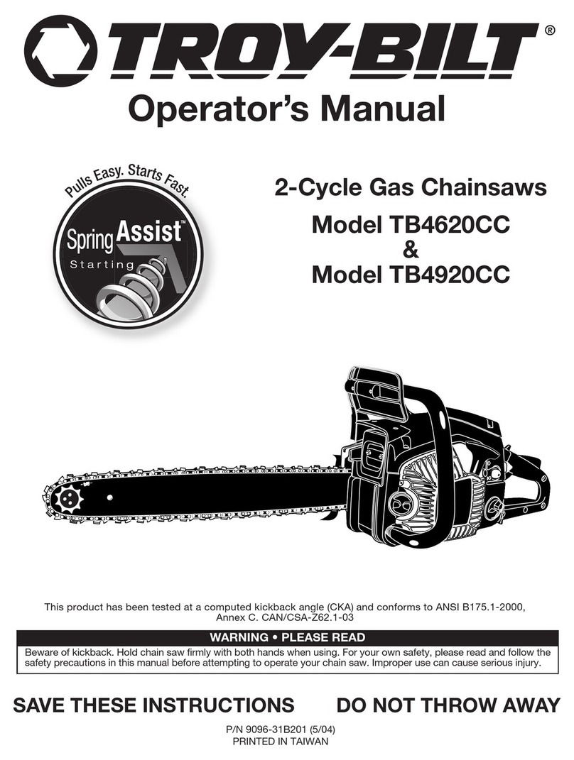 Troy-Bilt TB4620CC User manual