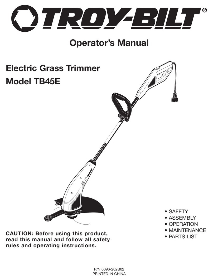 Troy-Bilt TB45E Operator's manual
