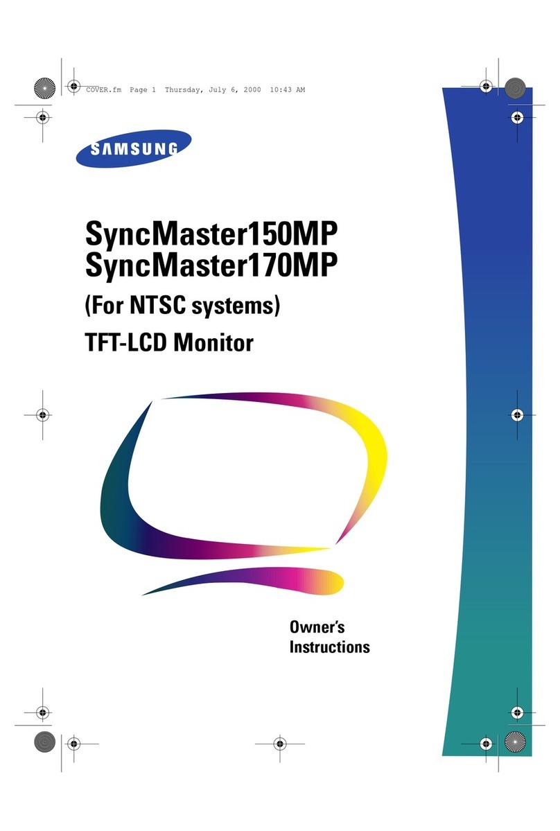 Samsung SyncMaster150MP User manual