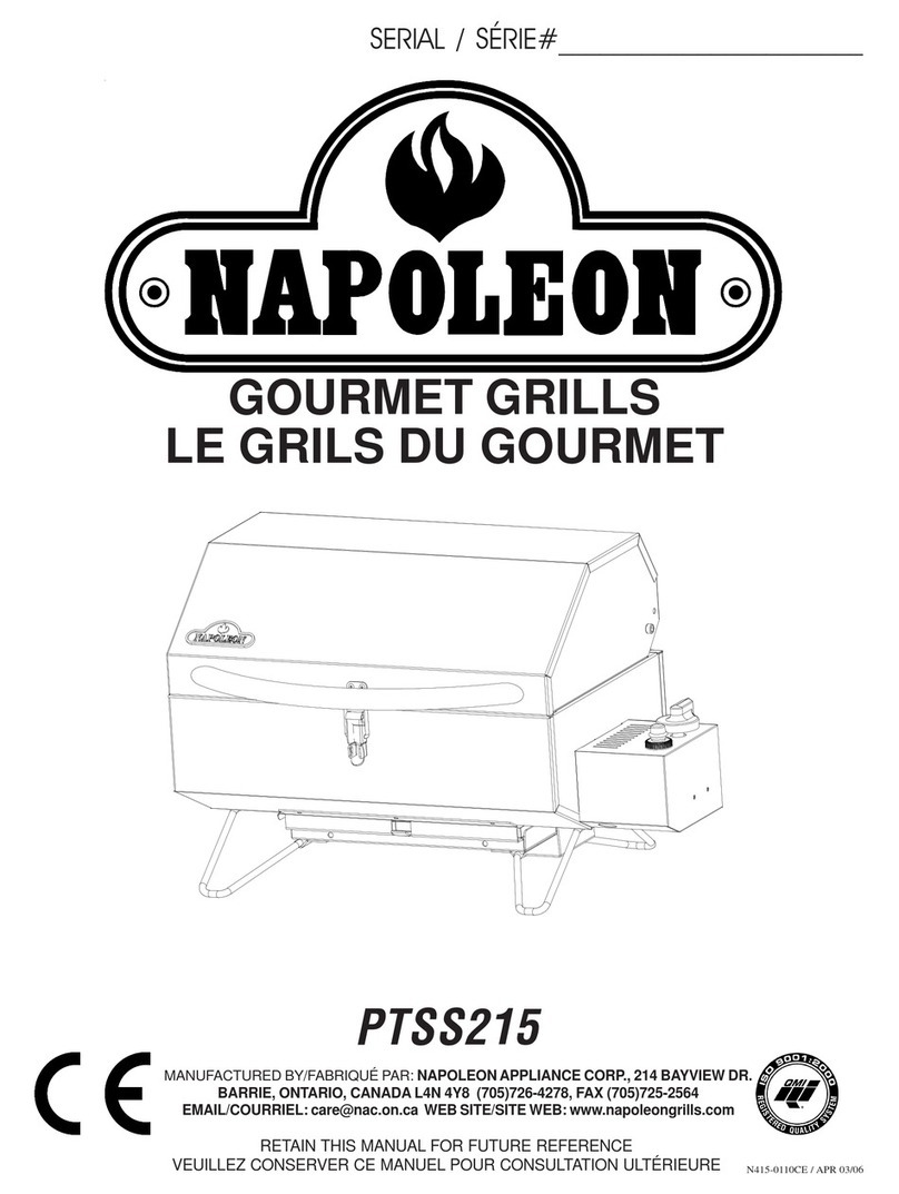 Napoleon PTSS215 E user guide Napoleon PTSS215 E user guide