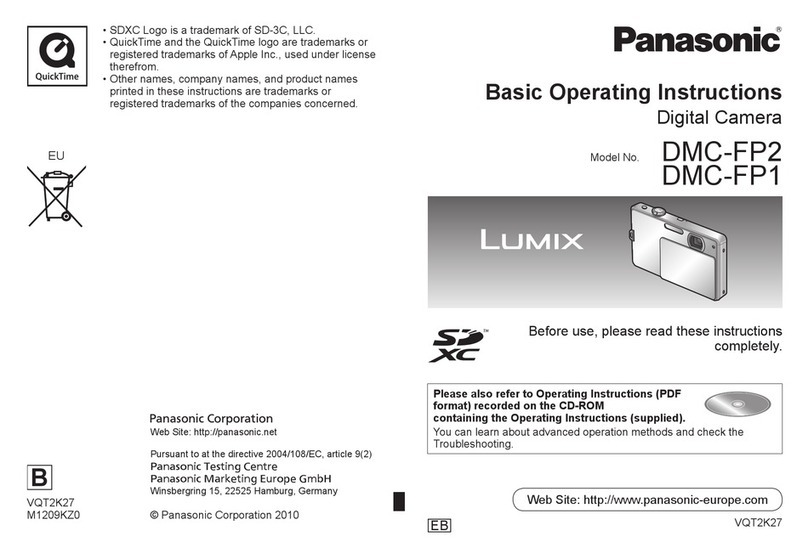 Panasonic LUMIX DMC-FP1 Technical specifications