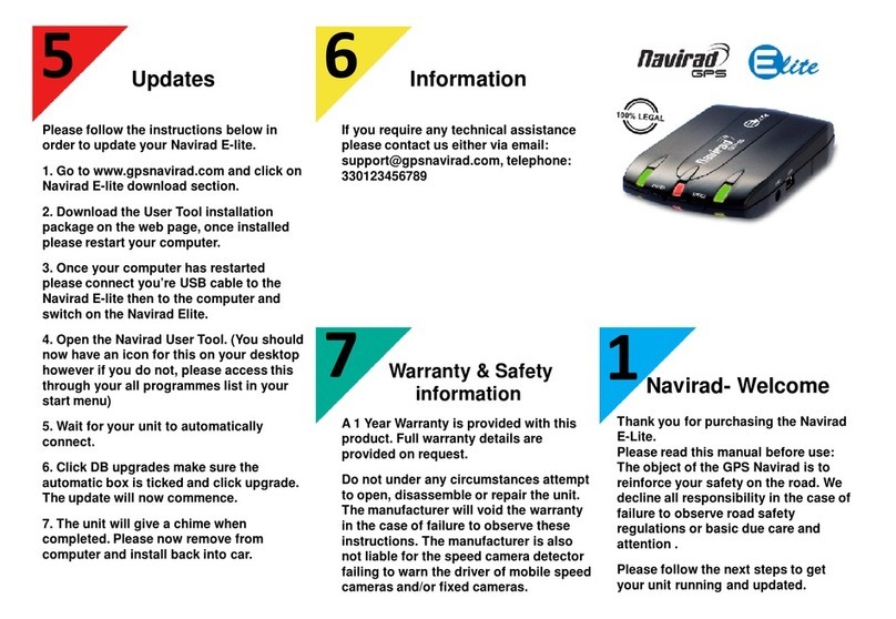 NAVIRAD E-Lite User manual