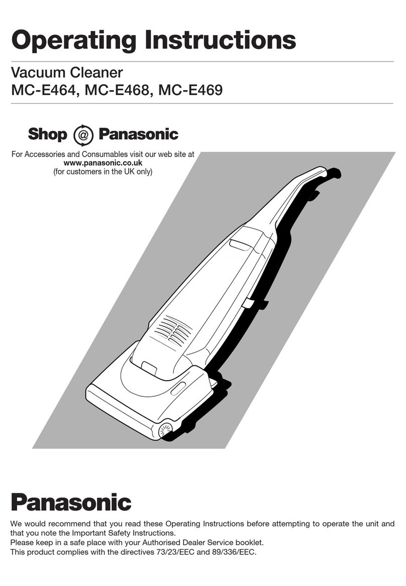 Panasonic MC-E464 User manual