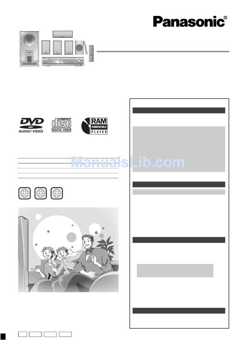 Panasonic SC-HT623 operating instructions