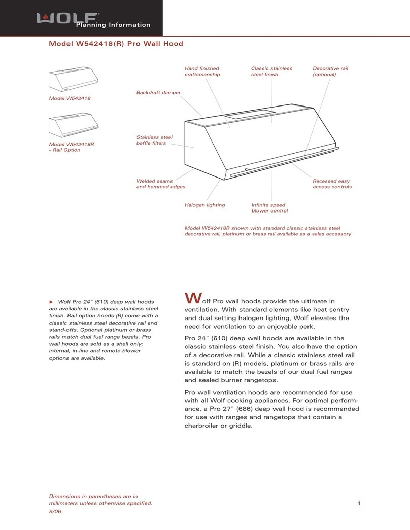 Wolf W542418 Planning information