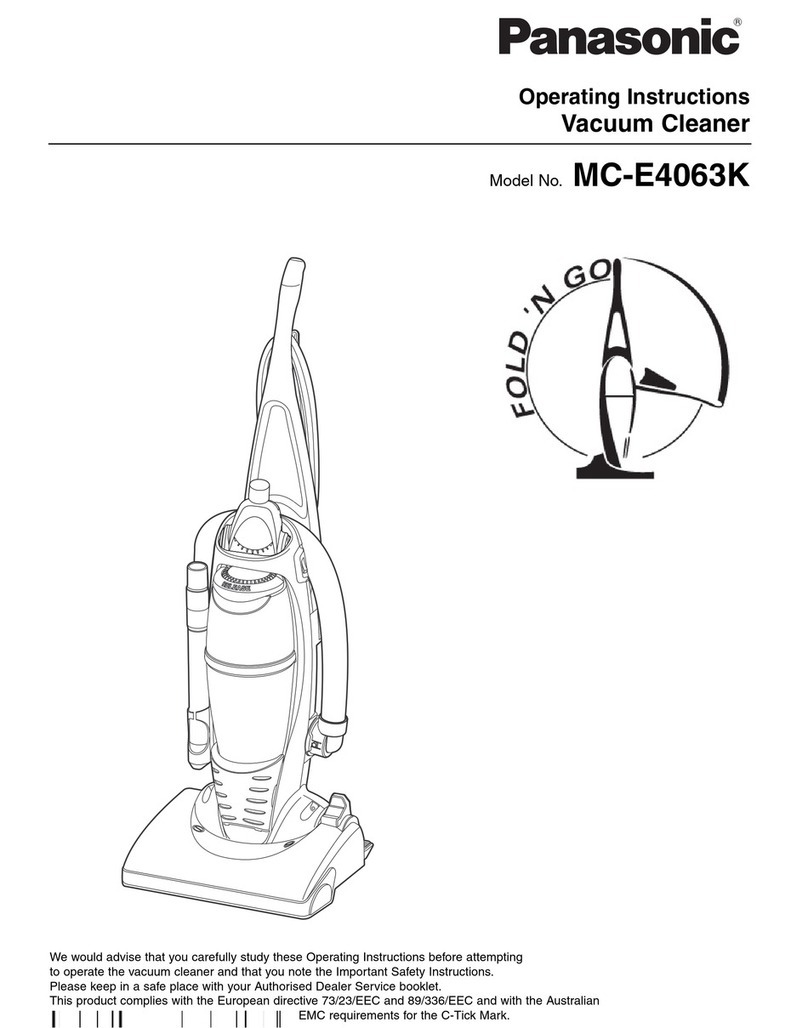 Panasonic MC-E4063K User manual Panasonic MC-E4063K User manual