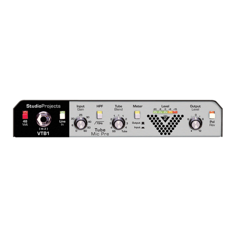 STUDIO PROJECTS VTB-1 user manual