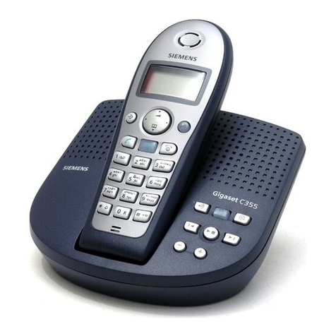 Siemens Gigaset C355 User manual