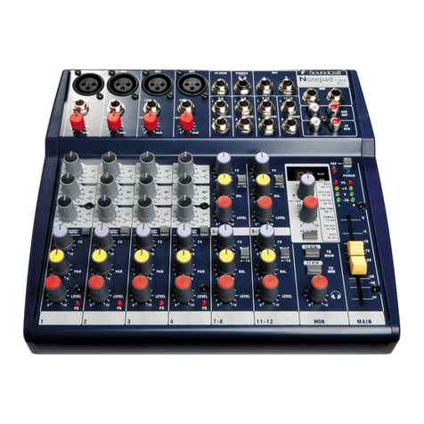 SoundCraft NOTEPAD 102 User manual
