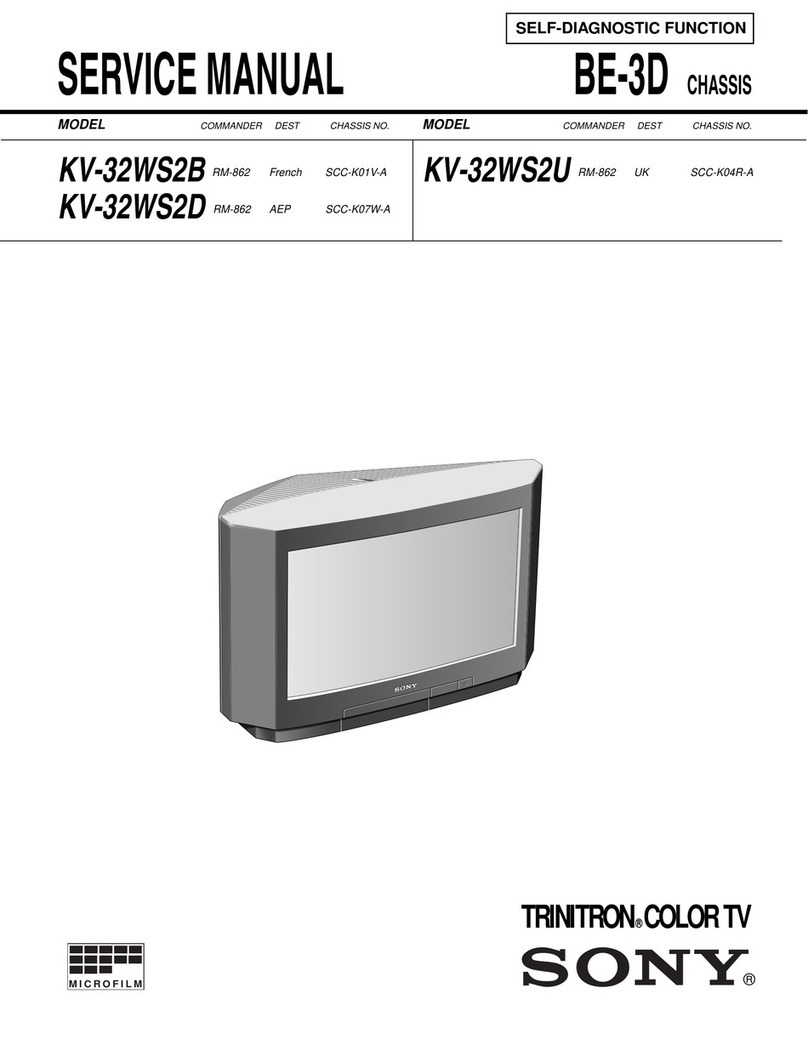 Sony TRINITRON KV-32WS2U User manual